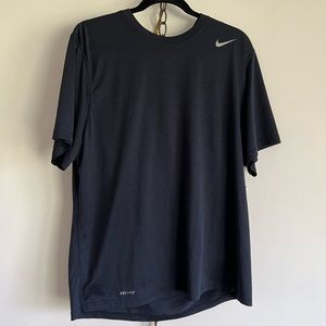 NIKE DRI-FIT T-shirt Navy blue. Size L & XL
